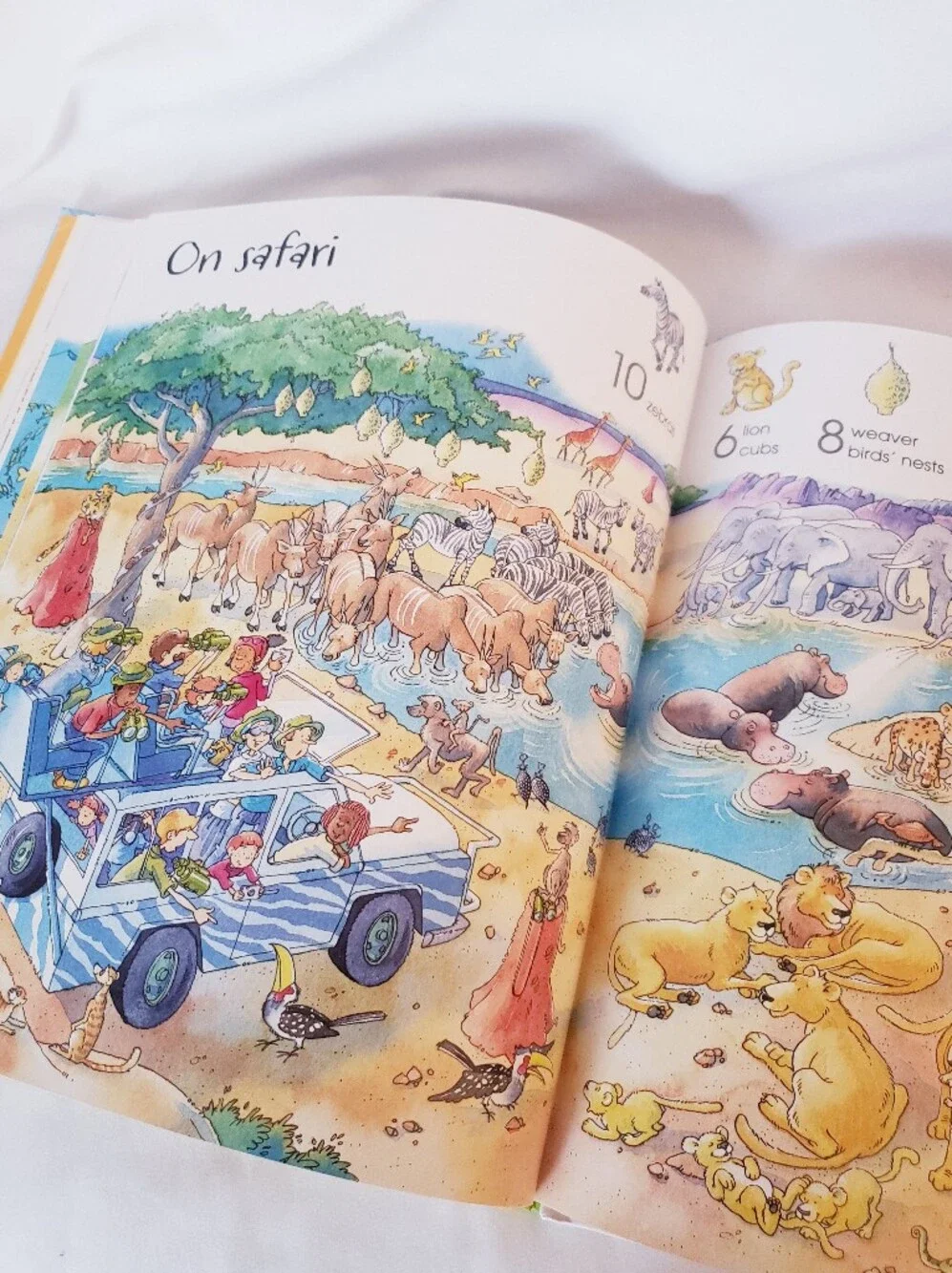 Usborne 1001 Things to Spot on Vacation - Look And Find Book